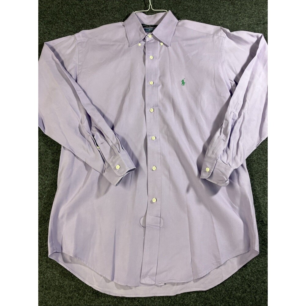 Polo Ralph Lauren Blake Shirt Mens Small S Lavender Purple Button Down 90s Pony